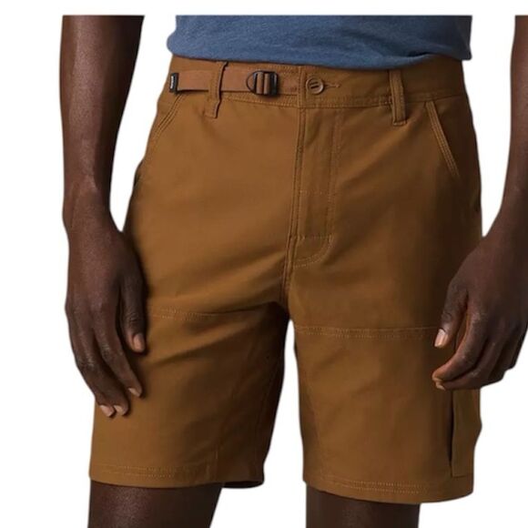 PrAna Stretch Zion Shorts II Color: Sepia 10 inch length, Size 31, NWT - Picture 1 of 12